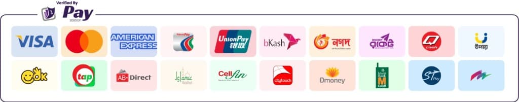 PayStation Verified Payment Methods